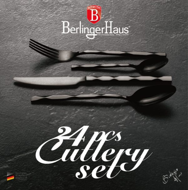 24 Parça Çatal, Kaşık, Bıçak Takımı - BH/2622A