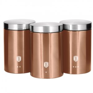 3 Parça Çay, Kahve, Şeker Kutu Seti - BH/6720