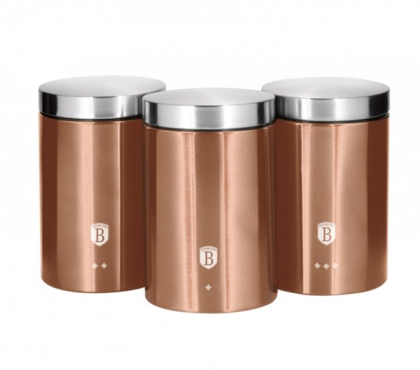 3 Parça Çay, Kahve, Şeker Kutu Seti - BH/6720